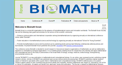 Desktop Screenshot of biomath.bg
