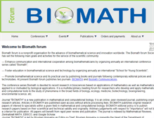 Tablet Screenshot of biomath.bg
